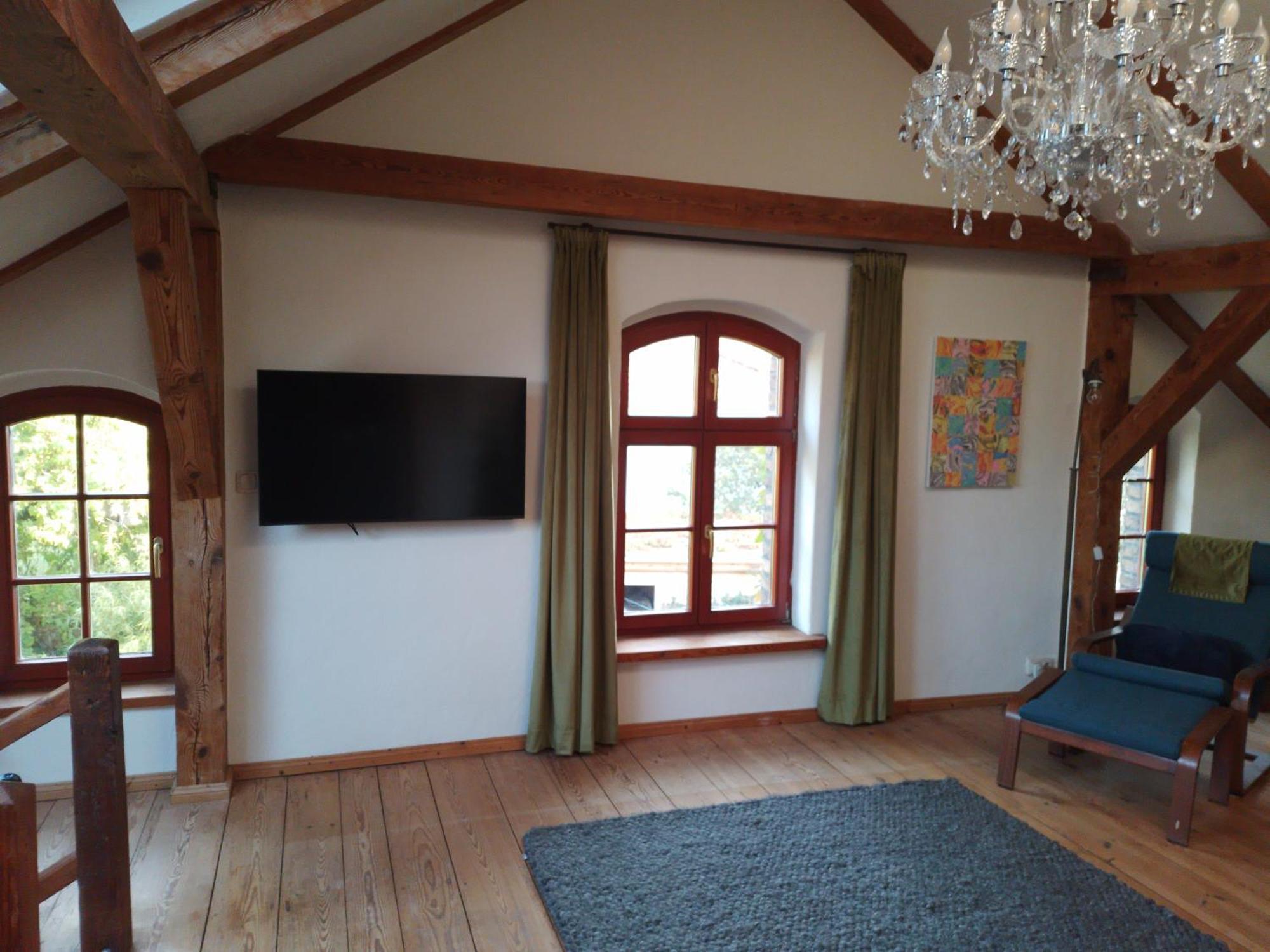 Apartamento Quartier Im Gutshaus Wustermark Exterior foto