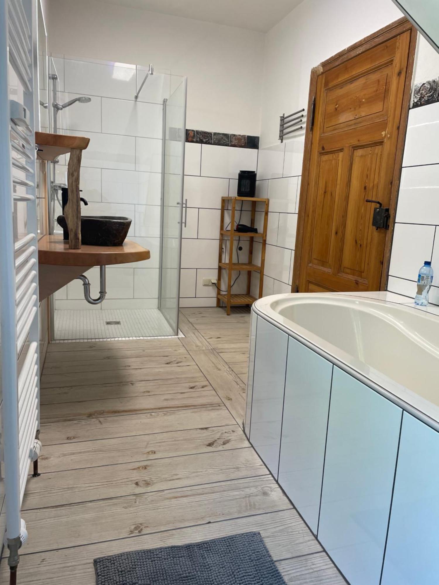 Apartamento Quartier Im Gutshaus Wustermark Exterior foto